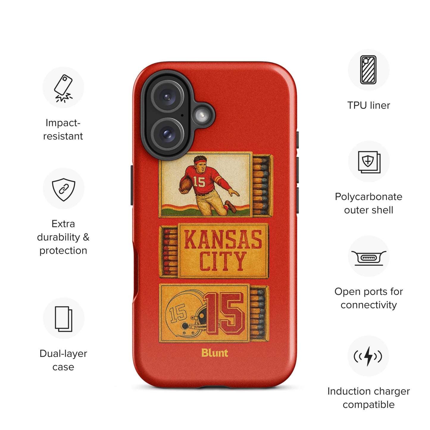 KC Football iPhone Case