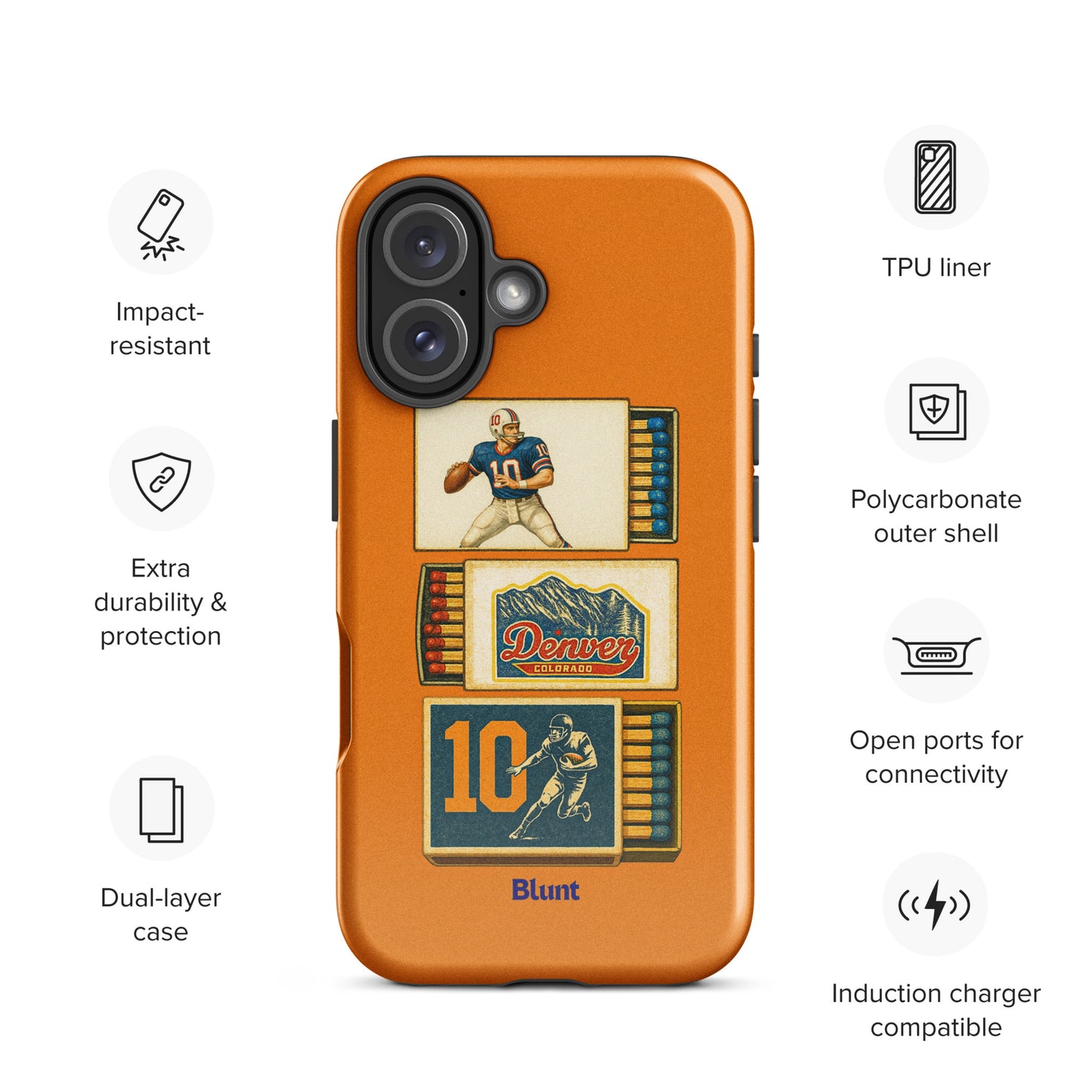Denver Football iPhone Case
