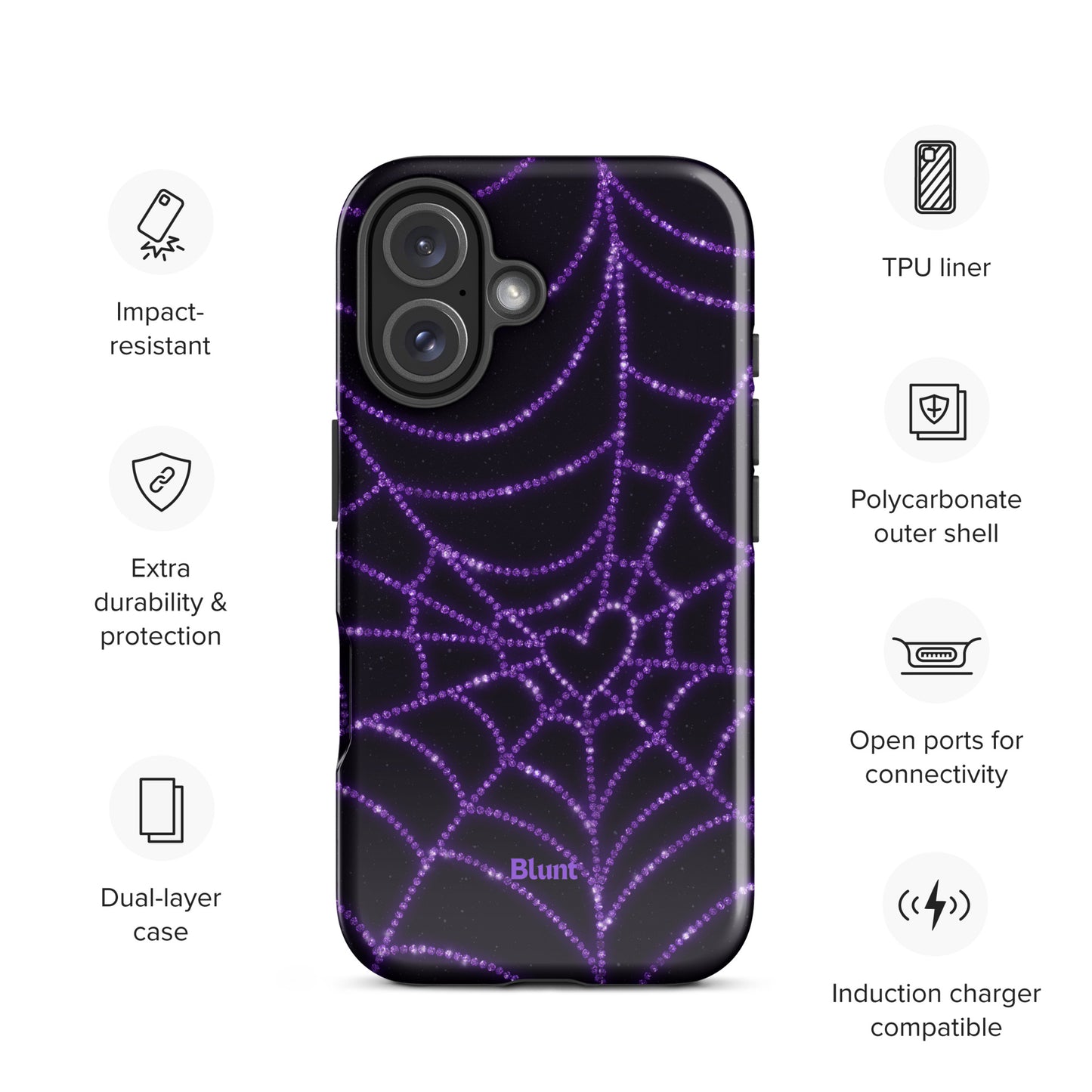 Night Web iPhone Case