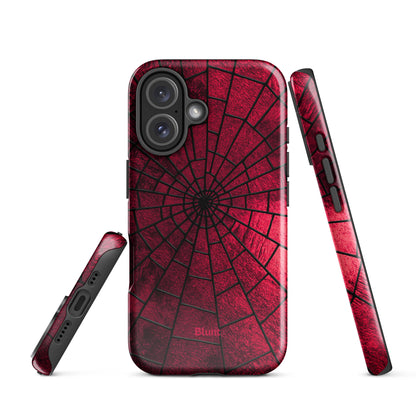 Crimson Web iPhone Case