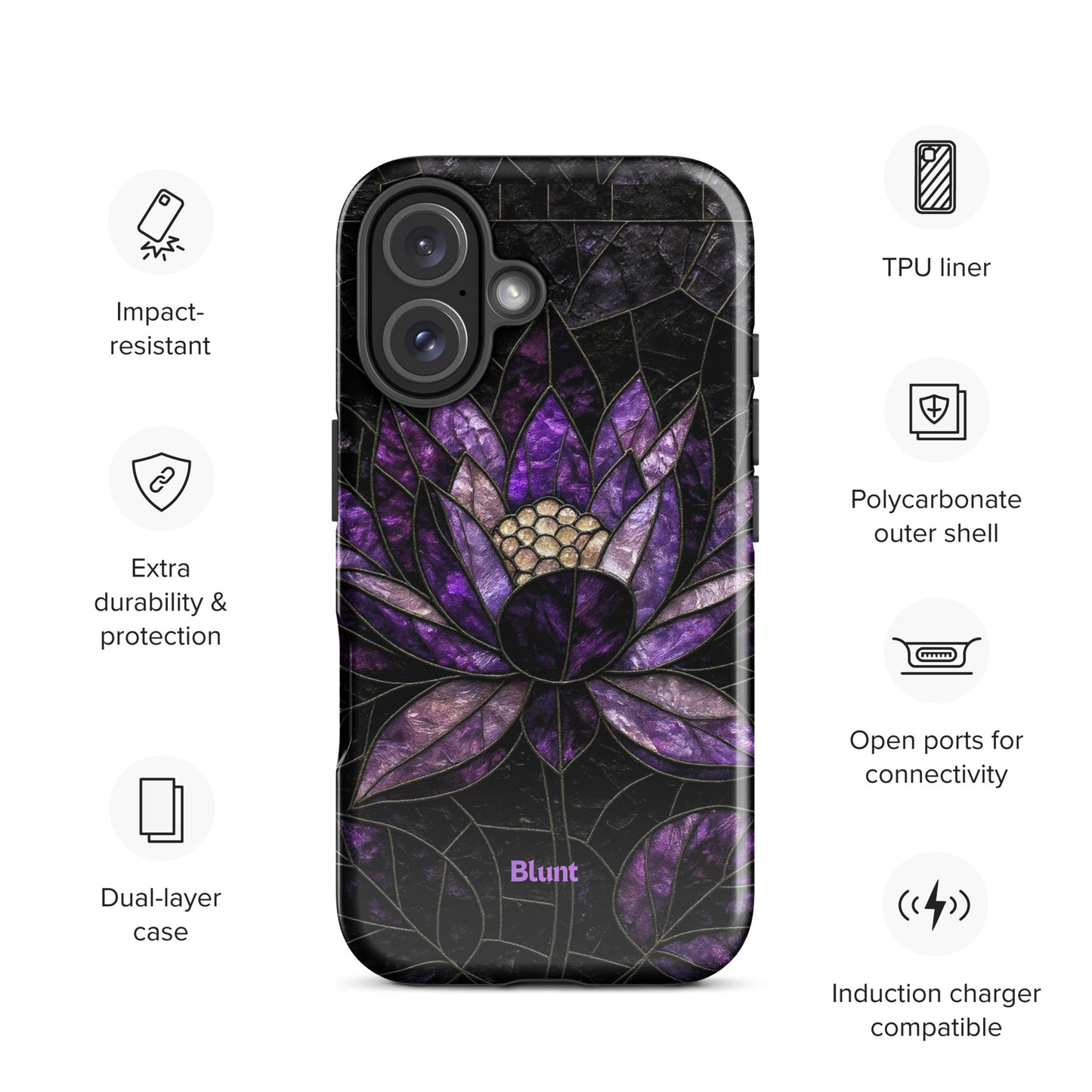 Dark Bloom iPhone Case