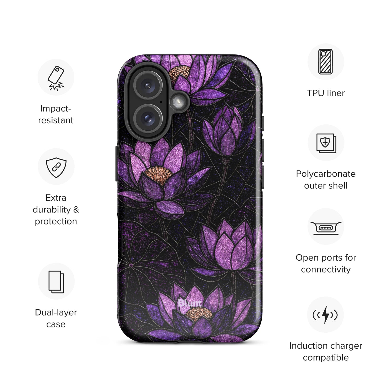 Dark Lotus iPhone Case
