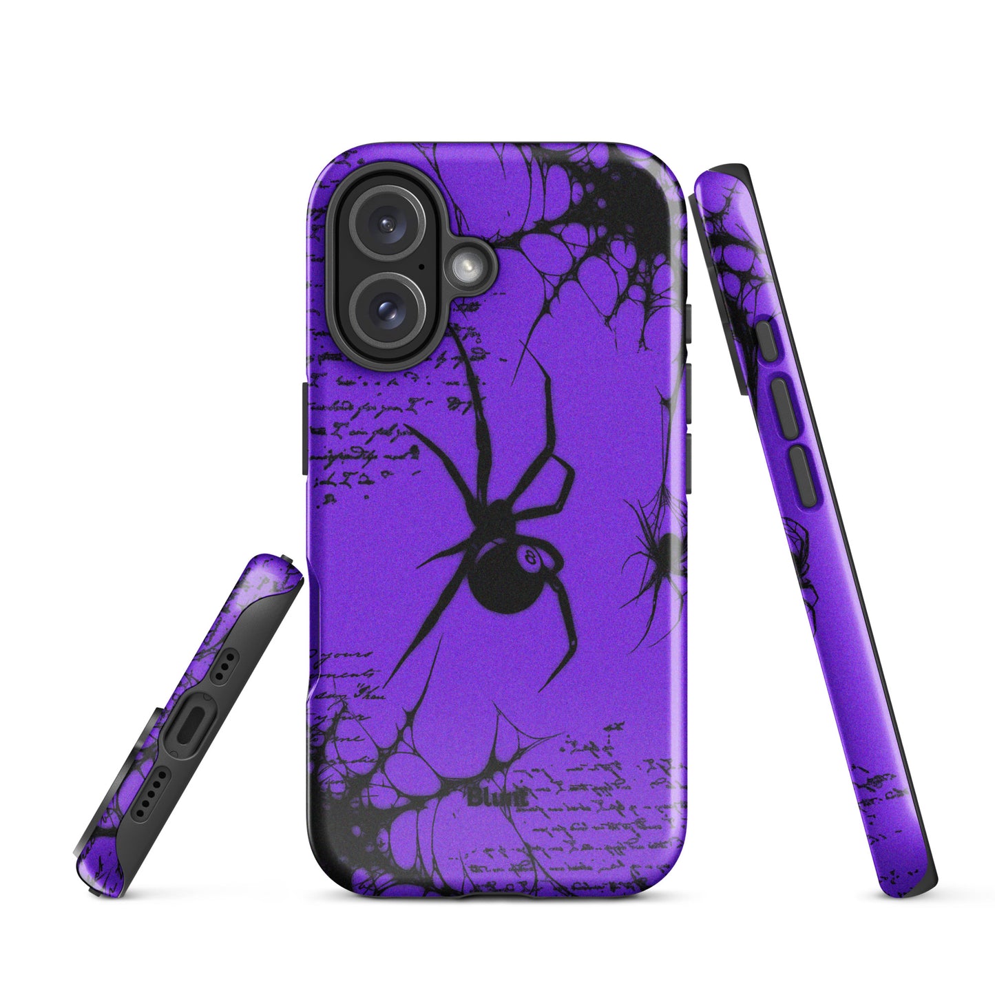 Violet Script iPhone Case