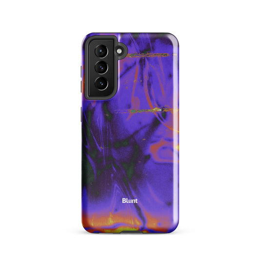 Violet Static Samsung Case
