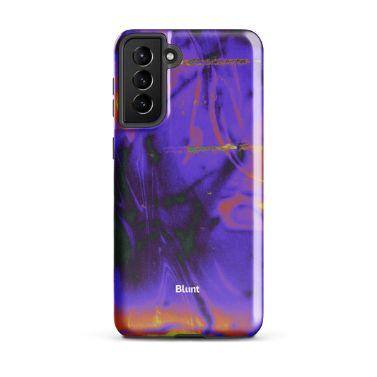 Violet Static Samsung Case