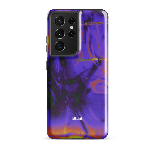 Violet Static Samsung Case