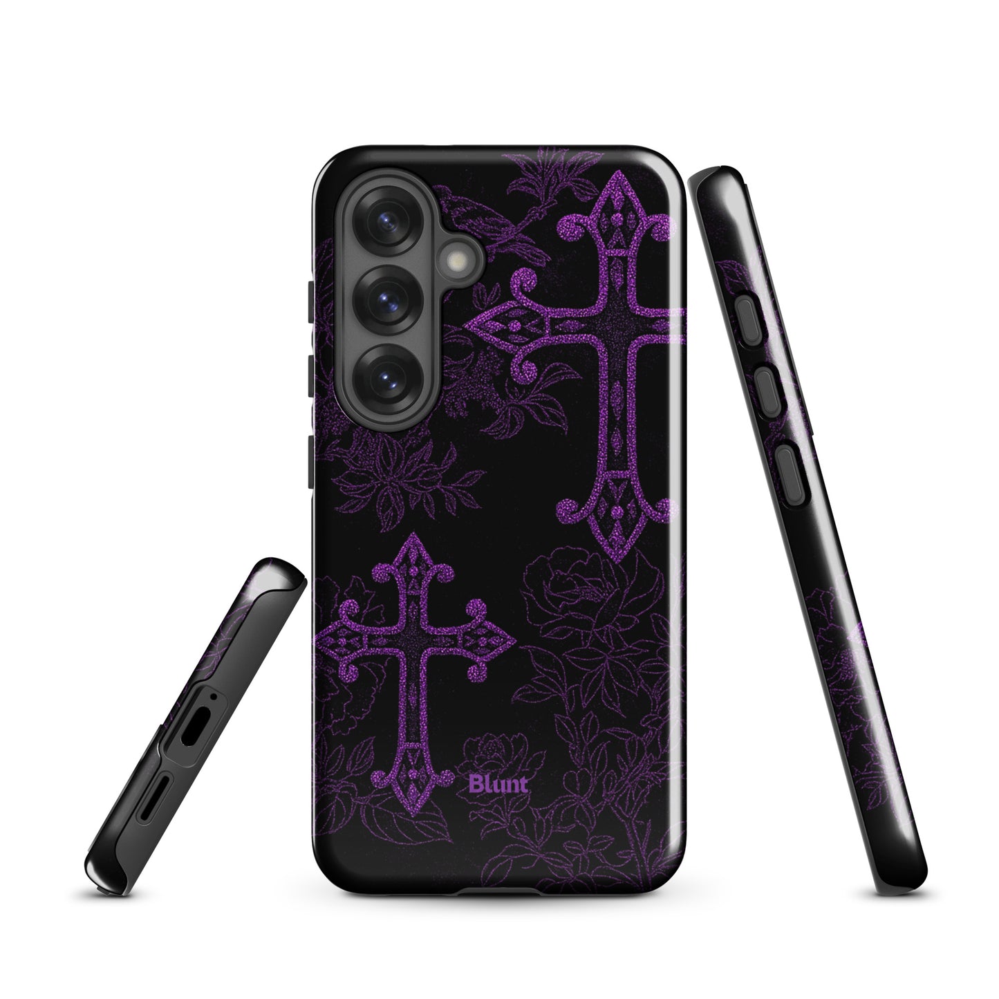Purple Cross Samsung Case