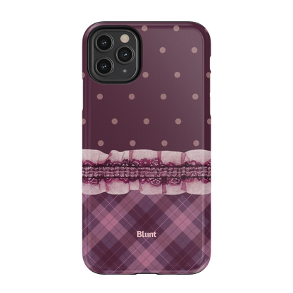 Lilac-Lattice-iphone-case-iPhone 11 Pro Max-1