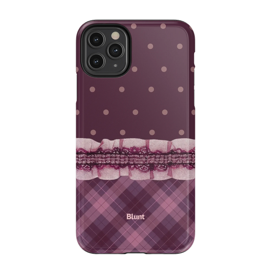 Lilac-Lattice-iphone-case-iPhone 11 Pro Max-1