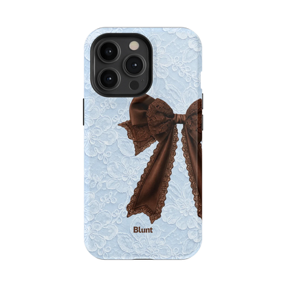 Bleu Bow iPhone Case