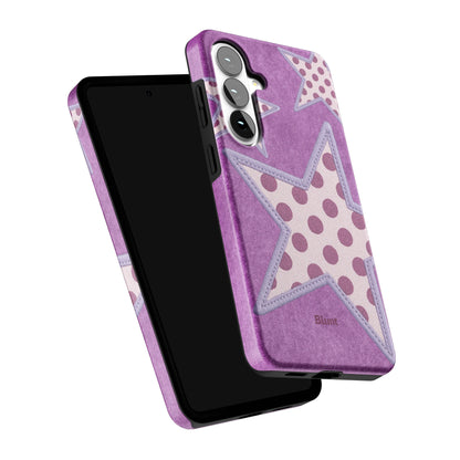 Lilac-Crush-Polka-Star-samsung-case-Galaxy S26 Plus-5