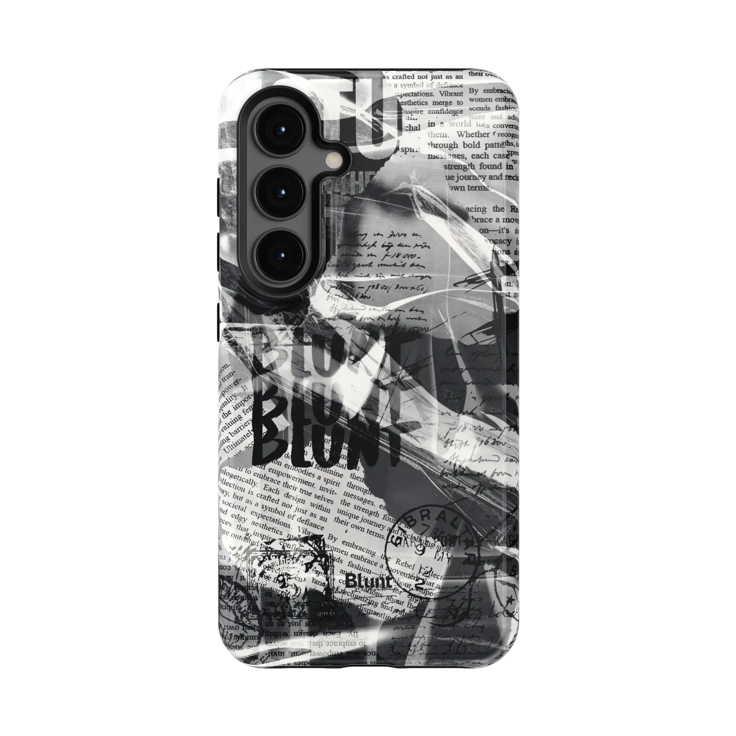 Black Love Letter Samsung Case