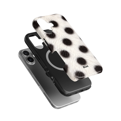 Polka Fuzz iPhone Case