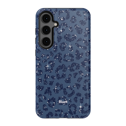 Blue Cheetah Print Samsung Case
