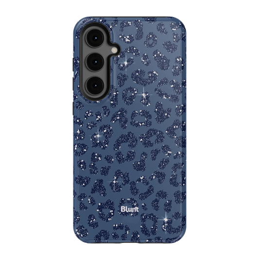 Blue Cheetah Print Samsung Case