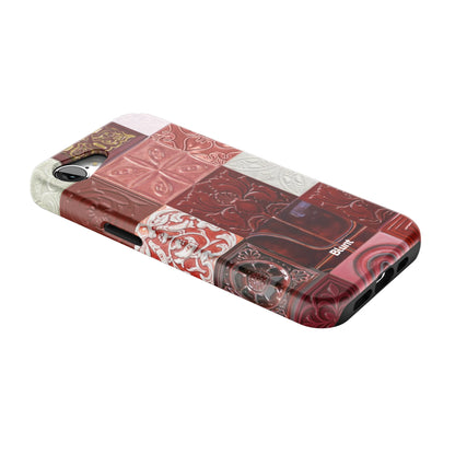 Checkered-Rouge-iphone-case-iPhone 16 E-2
