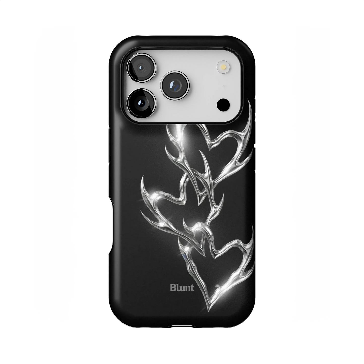 Chrome Flame iPhone Case