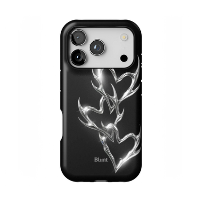 Chrome Flame iPhone Case