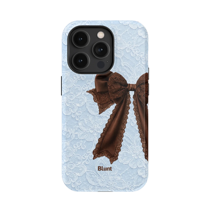 Bleu Bow iPhone Case
