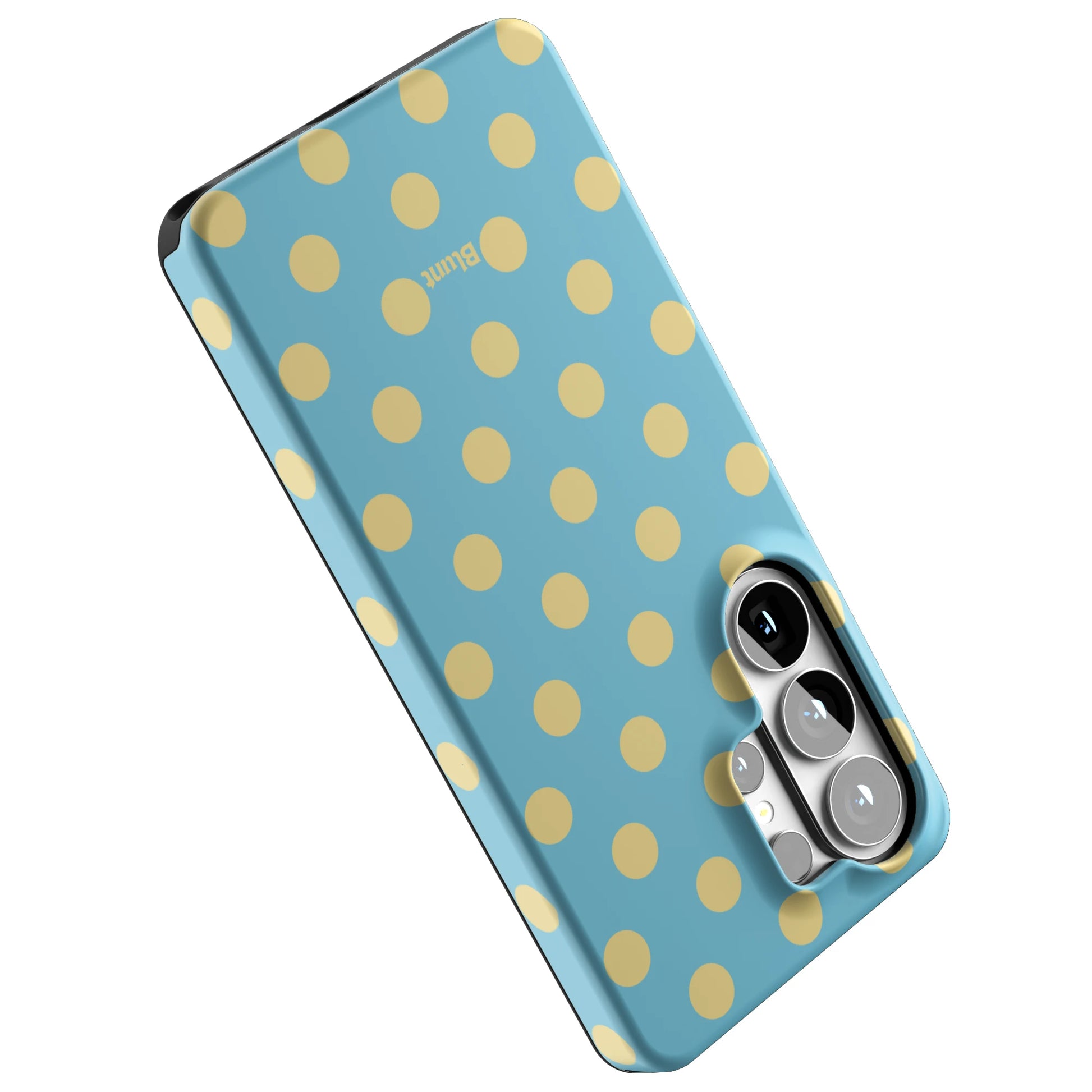 Blue-Butter-Polka-samsung-case-Galaxy S26 Ultra-4