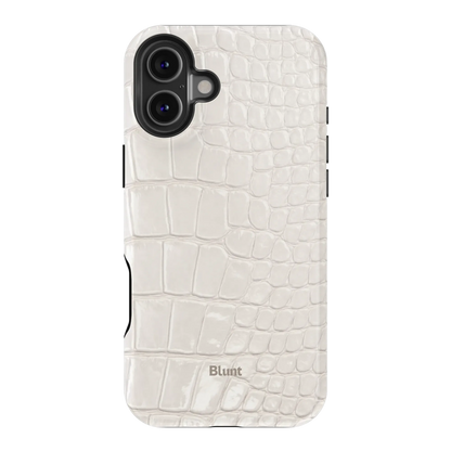 White Plush iPhone Case