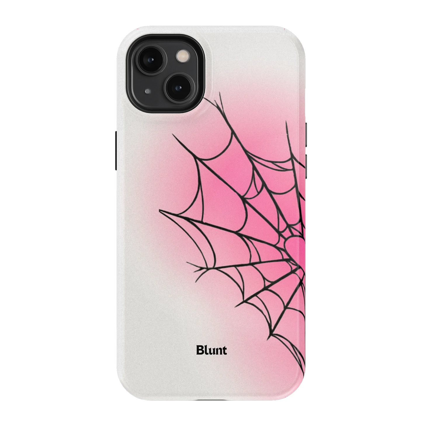 White Pink Web iPhone Case