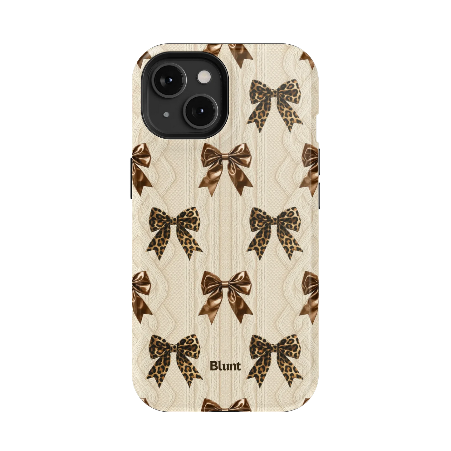 Cheetah Knit iPhone Case