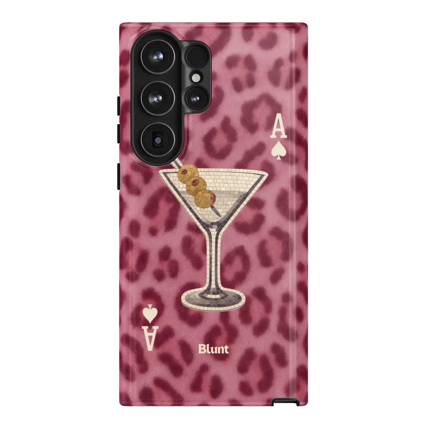 Pink Cheetah Dirty Martini Samsung Case