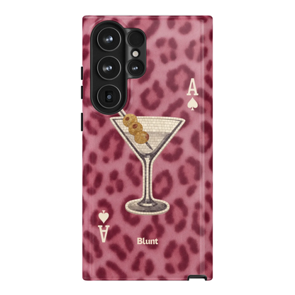 Pink Cheetah Dirty Martini Samsung Case