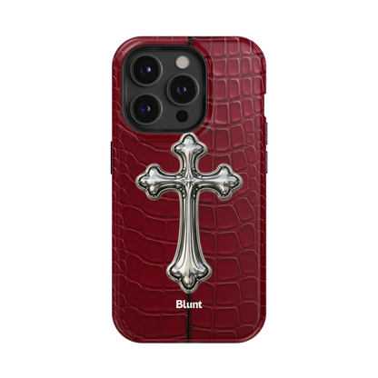 Crimson Crux iPhone Case
