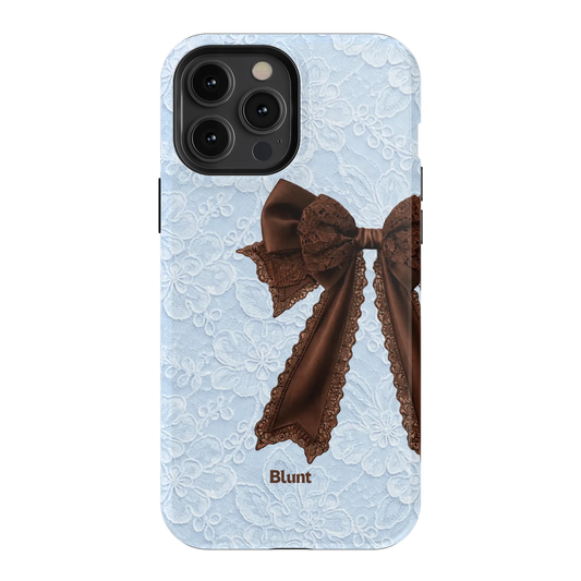 Bleu Bow iPhone Case