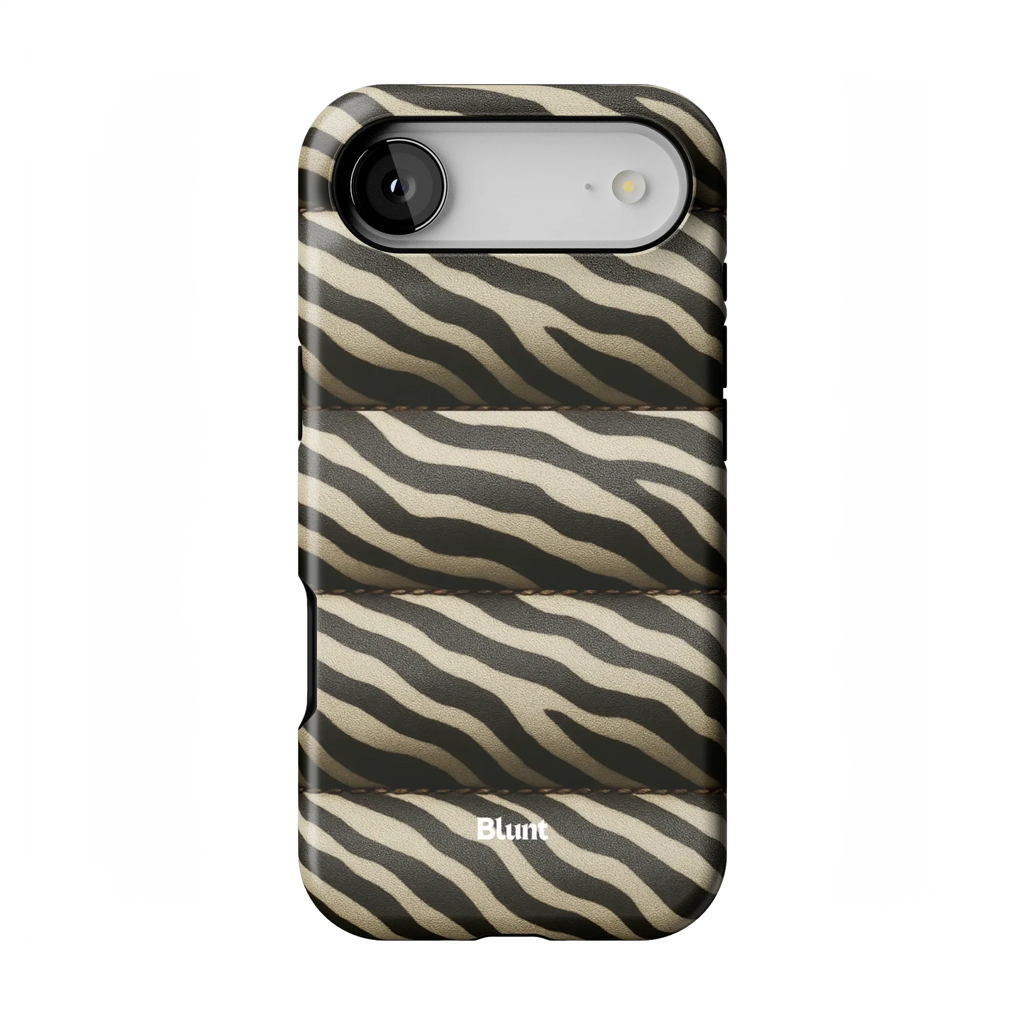 Zebra Puffer iPhone Case