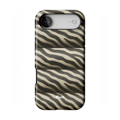Zebra Puffer iPhone Case