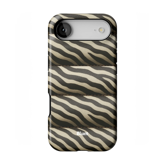 Zebra Puffer iPhone Case