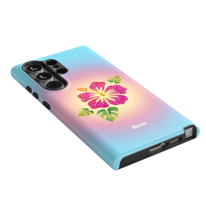Hibiscus-Glow-samsung-case-Galaxy S23 Ultra-2