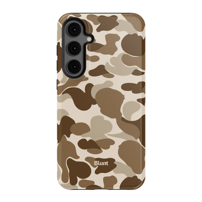 Brown Camo Samsung Case