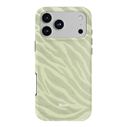 Sage Zebra iPhone Case
