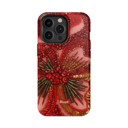 Crimson iPhone Case