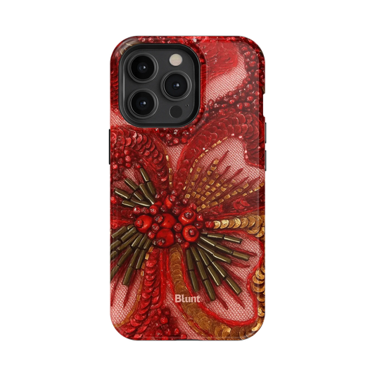 Crimson iPhone Case