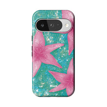 Turquoise Solar Lily Pixel Case