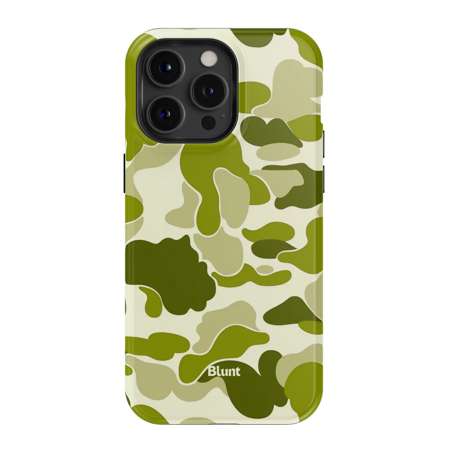 Lime Camo iPhone Case