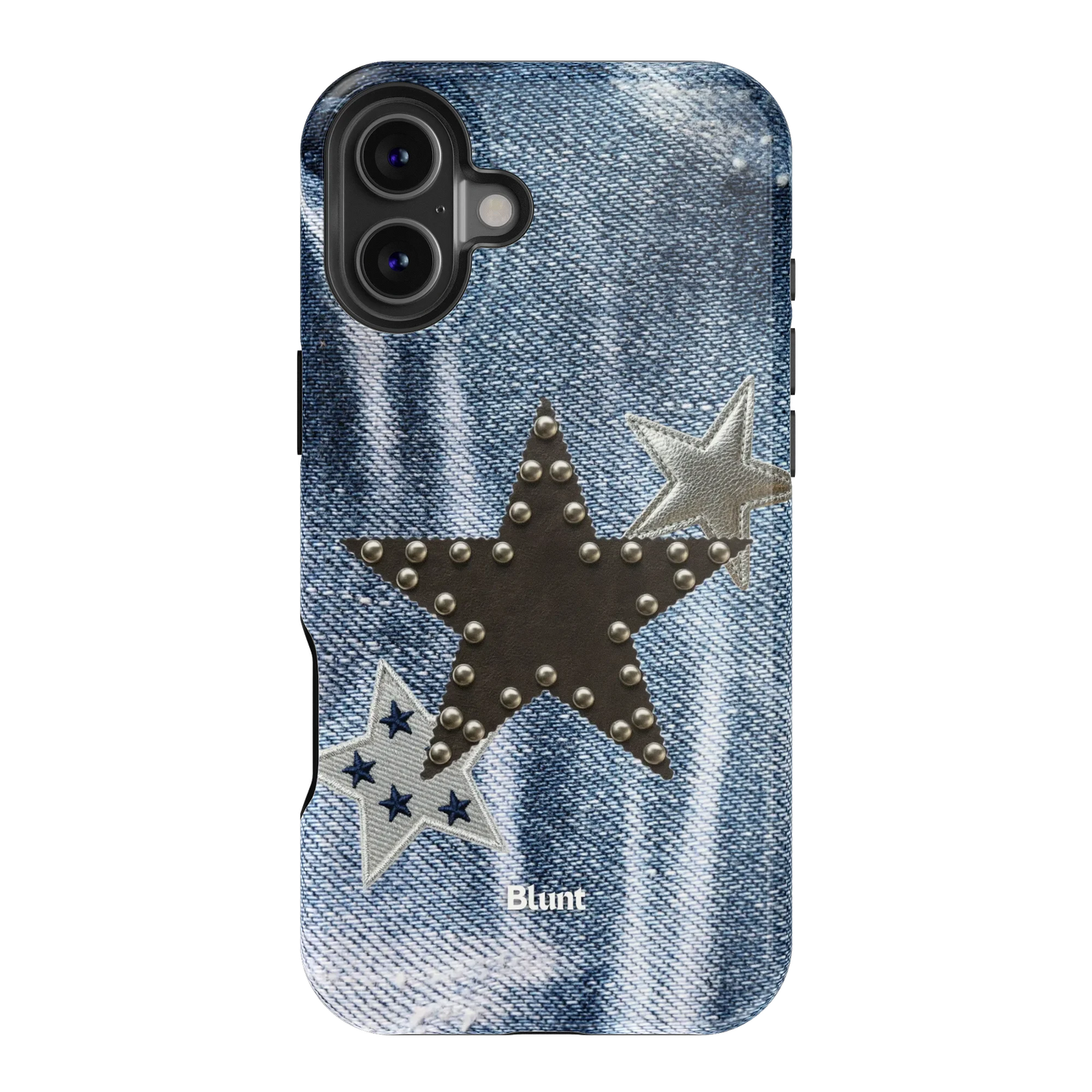 Denim Starstud iPhone Case