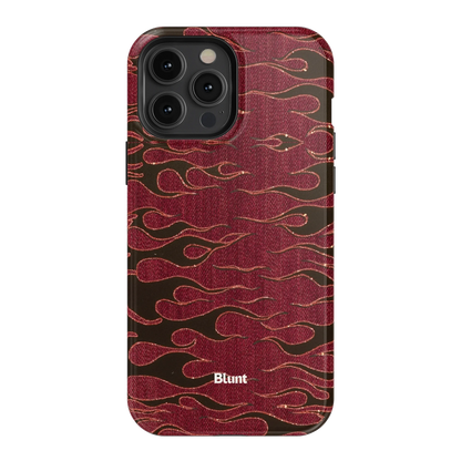 Crimson Fire iPhone Case