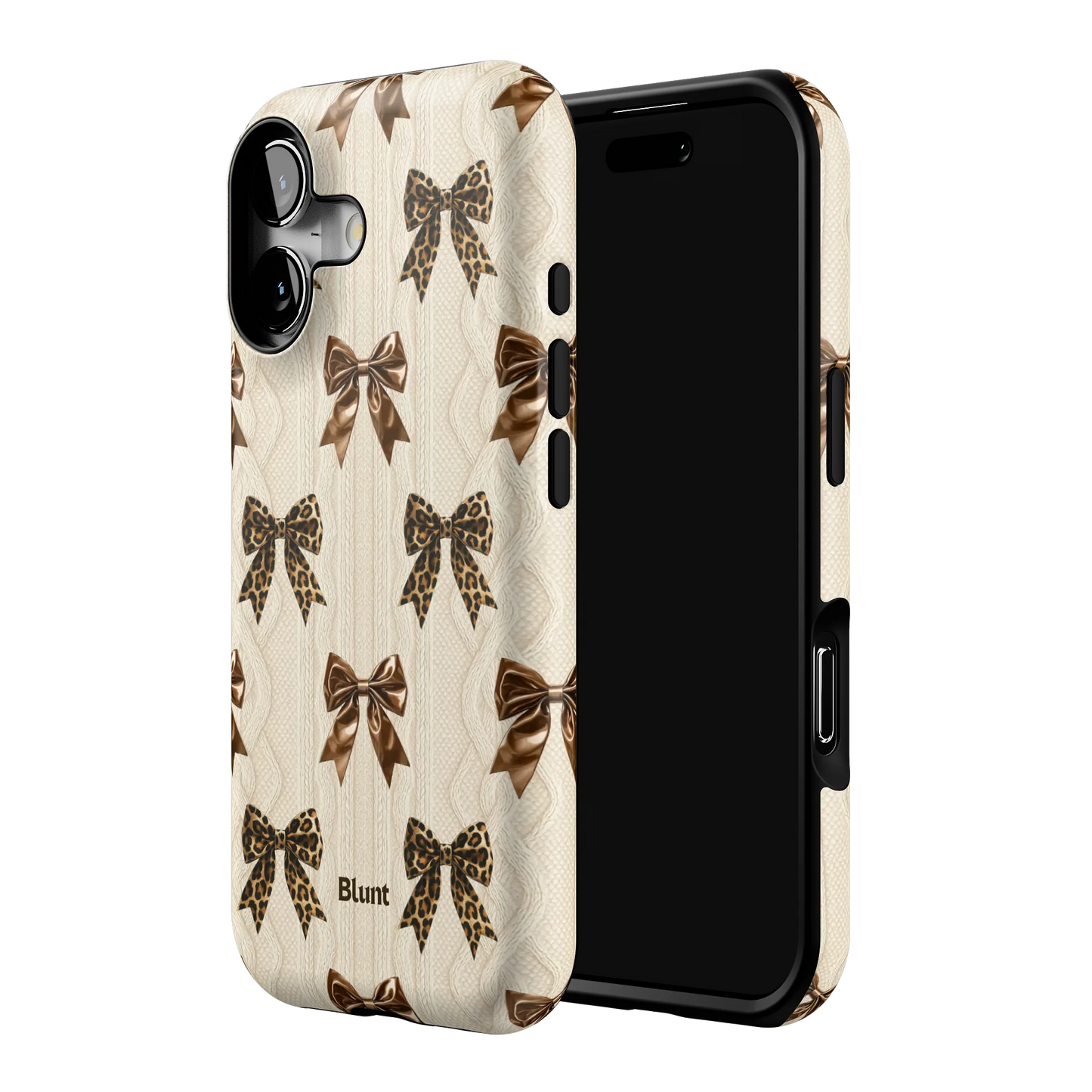 Cheetah Knit iPhone Case