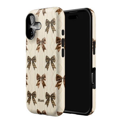 Cheetah Knit iPhone Case