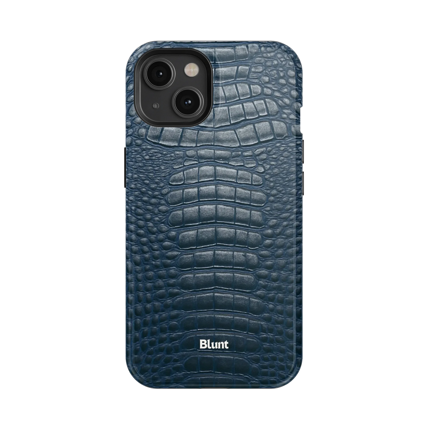 Navy Croc iPhone Case