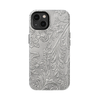 Tooled Silver iPhone Case