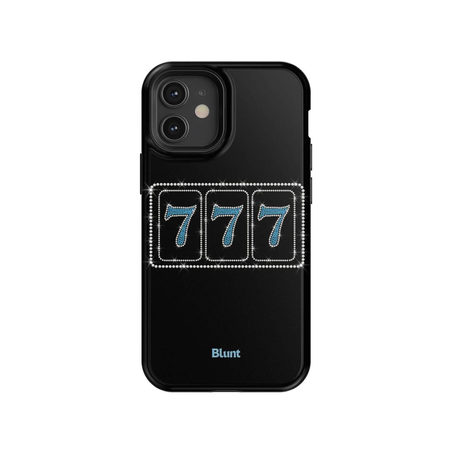 Blue Lucky 777 iPhone Case