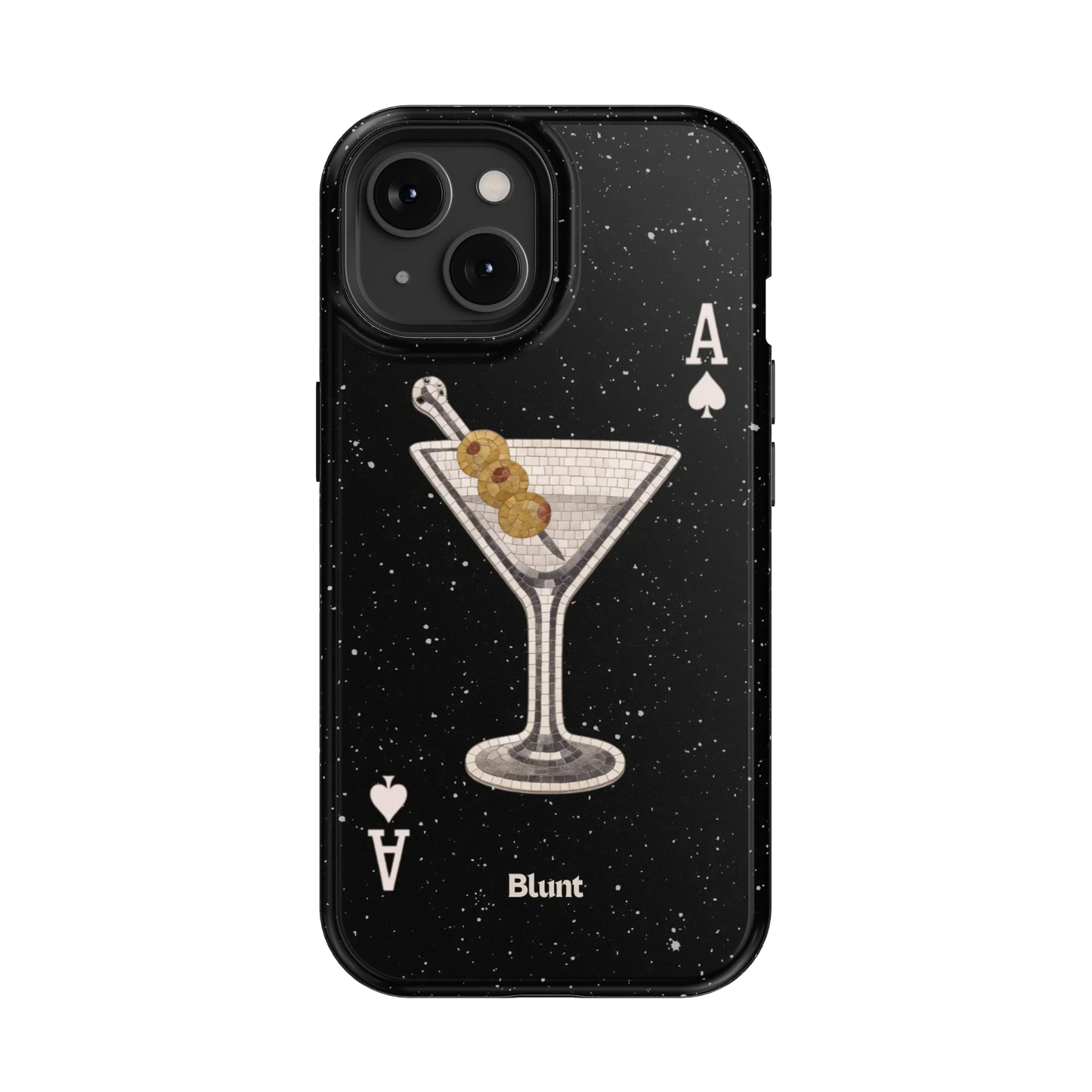 Black Dirty Martini iPhone Case