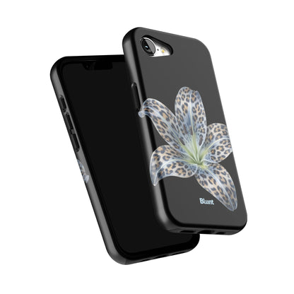 Blue-Leopard-Bloom-iphone-case-iPhone 16 E-5
